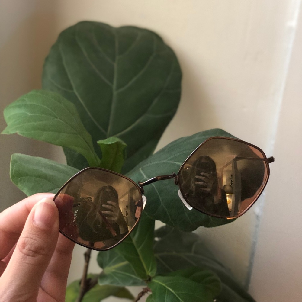 Free People Geometric Sunglasses